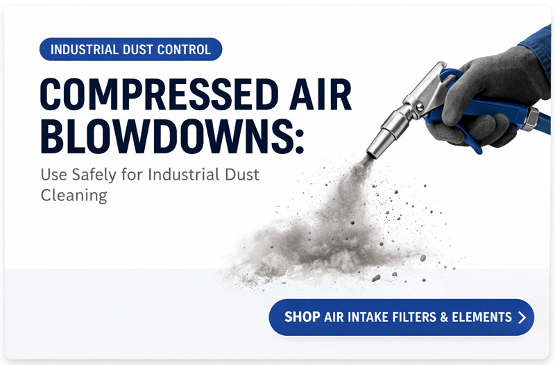 Shop air intake filters and elements wide CTA banner